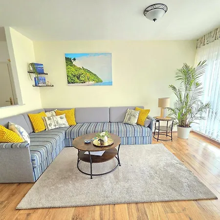 아파트 Komfortferienwohnung Kreideblick 사스니츠